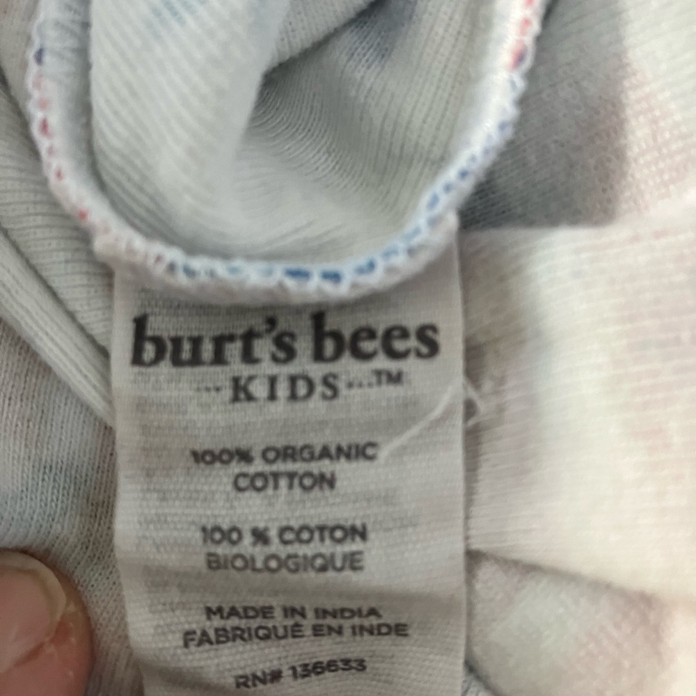 Burt's Bees Kids Patriotic Pajama Set size 6 - Picture 5 of 5